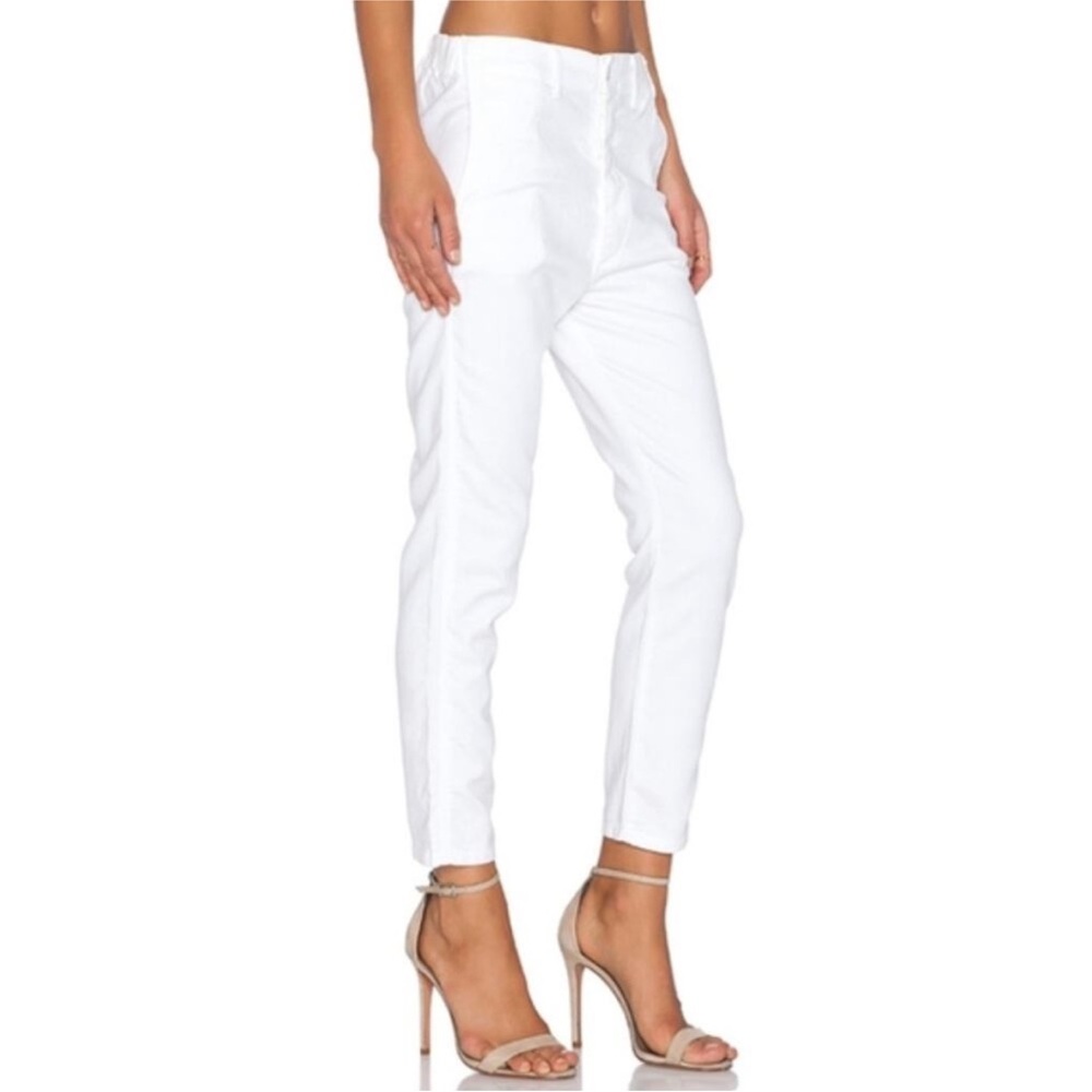 The Great Slouch Slack White Slim Straight White Pants - size 1/ Small